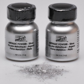 Mehron Metallic Powder Silver 14 gr